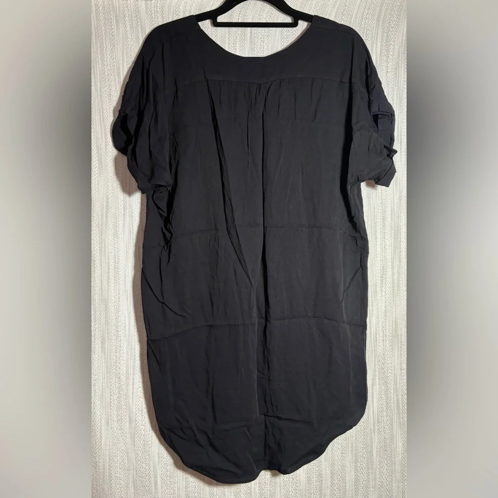 Black Zippered Women's Top